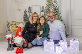 Świąteczna sesja zdjęciowa
