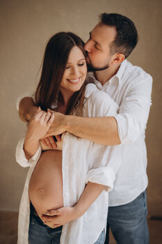 sesja ciążowa w studio