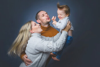 Sesja rodzinna w studio