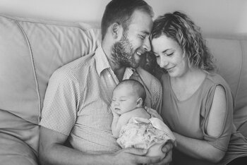 Sesja noworodkowa domowa 