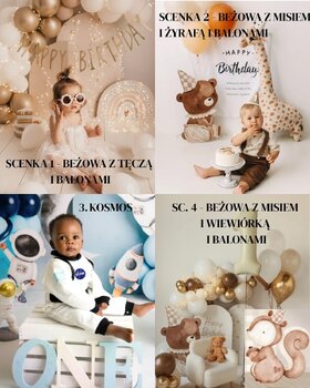 NOWOŚĆ!!! SESJA URODZINOWA - 1, 2 ,3 LATKÓW
