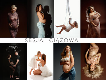 🤍🖤 SESJA CIĄŻOWA - STUDIO 🖤🤍