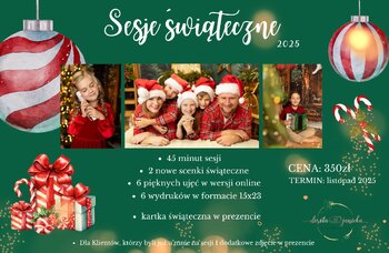 MINI SESJE ŚWIĄTECZNE - 2025