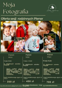 Sesja zdjęciowa rodzinna PLENEROWA