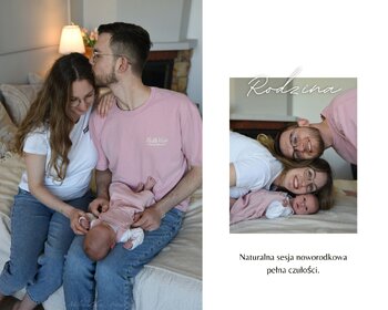 Sesja noworodkowa w studio / w domu klienta