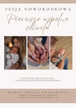 Sesja noworodkowa w studio / w domu klienta