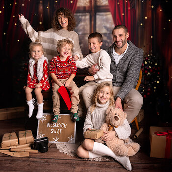 Sesja świąteczna w studio