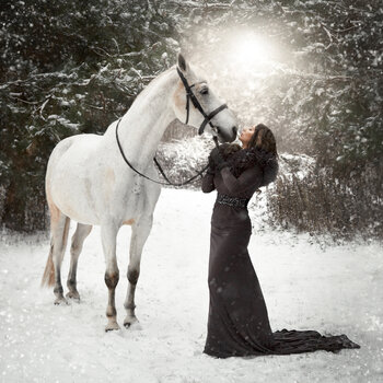 ❄️ KOBIECA ZIMOWA SESJA PLENEROWA ❄️ z makijażem 