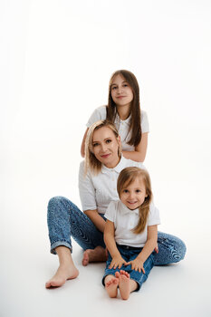 Sesja rodzinna- na tłach studyjnych