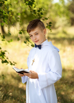 Sesja zdjęciowa  I Komunia Święta