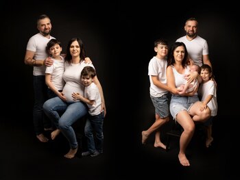 Sesje klasyczne, rodzinne, urodzinowe w studio fotograficznym.