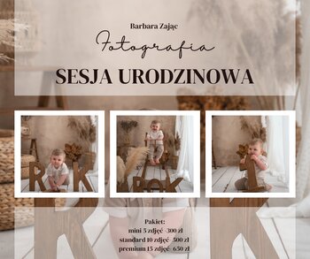 Sesja dziecięca- urodzinowa🎂