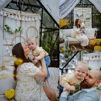 🌼Sesja wiosenna w szklarni 🌼