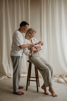 Sesja rodzinna - w studio, w domu lub w plenerze