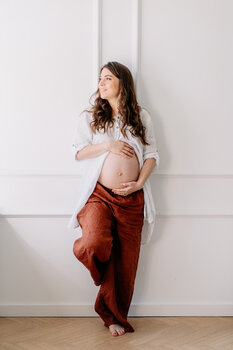 Sesja ciążowa w studio