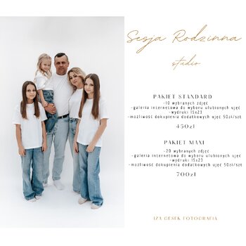 SESJA RODZINNA STUDIO