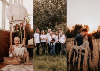 SESJE RODZINNE, DZIECIĘCE I PARTNERSKIE 