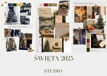 Sesja świąteczna w studio
