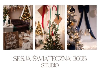 Sesja świąteczna w studio