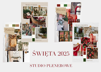 Sesja Świąteczna  w studio plenerowym