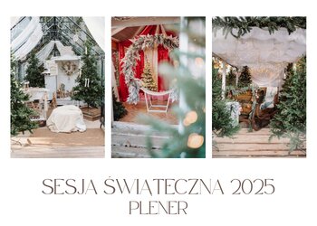 Sesja Świąteczna  w studio plenerowym