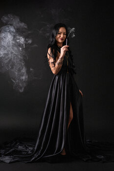 Flying Dress im Studio
