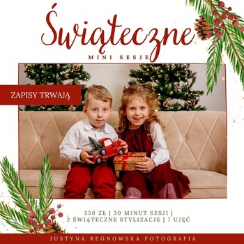 Mini Sesje Świąteczne 2025