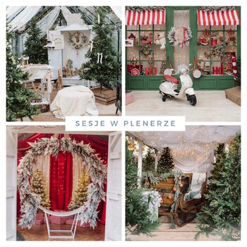 🎄 Sesje świąteczne – Szklarnia + plener  [Warszawa, Tarchomin]