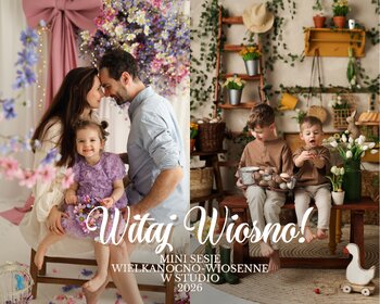 MINI SESJE WIELKANOCNO-WIOSENNE STUDIO
