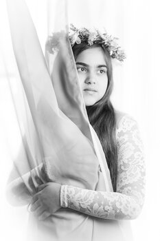 Erstkommunion-Fotoshooting im Freien