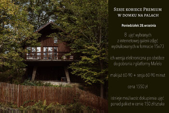 Sesje kobiece Premium w Domku w Stróży 2026 -28.09