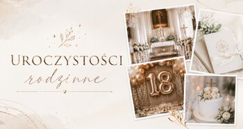 🎁 Uroczystości rodzinne ( Chrzest, Komunia, Jubileusze, Urodziny, 18stki, Zaręczyny )