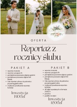 REPORTAŻ Z ROCZNICY ŚLUBU