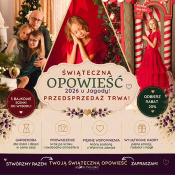 Świąteczna Opowieść u Jagody 2026  - Przedsprzedaż sesji 🎄