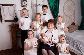 mini sesja Dzień Babci i Dziadka 