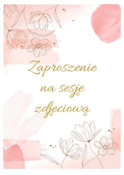 Voucher podarunkowy na sesję zdjęciową