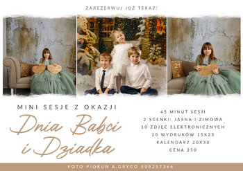 mini sesja na Dzień Babci i Dziadka