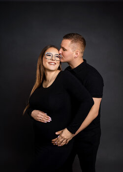 Sesja ciążowa w studio 