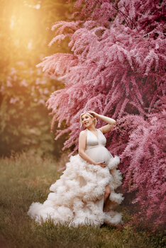 Różowe sesje ciążowe #Pink Maternity