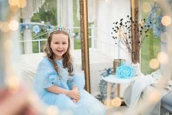 Sesja w szklarni pełnej blasku