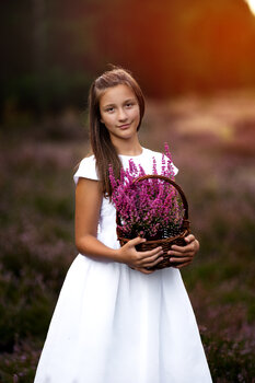 Bajkowe sesje we wrzosach - druga połowa sierpnia/wrzesień ;)
