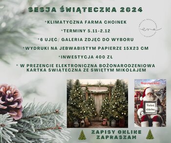 LIMITOWANE sesje świąteczne 2024