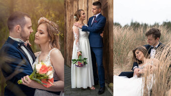 Plenerowa sesja ślubna