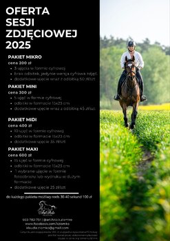 Sesja zdjęciowa z własnym koniem