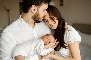 Sesja domowa - brzuszkowa | noworodkowa | rodzinna