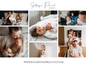 Naturalna sesja lifestyle (domowa - rodzinna / noworodkowa)