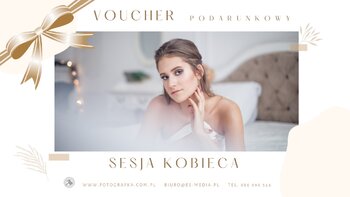 Voucher podarunkowy na wybraną sesję fotograficzną
