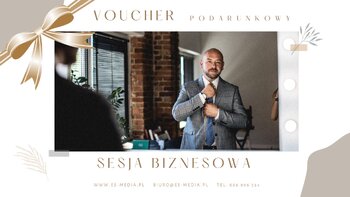 Voucher podarunkowy na wybraną sesję fotograficzną