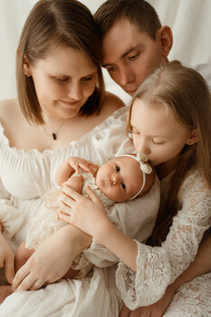 sesja noworodkowa w studio