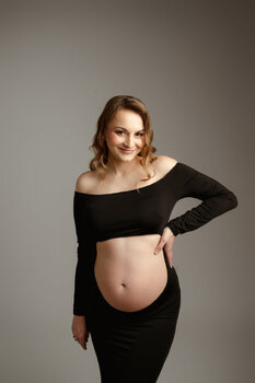 sesja ciążowa w studio